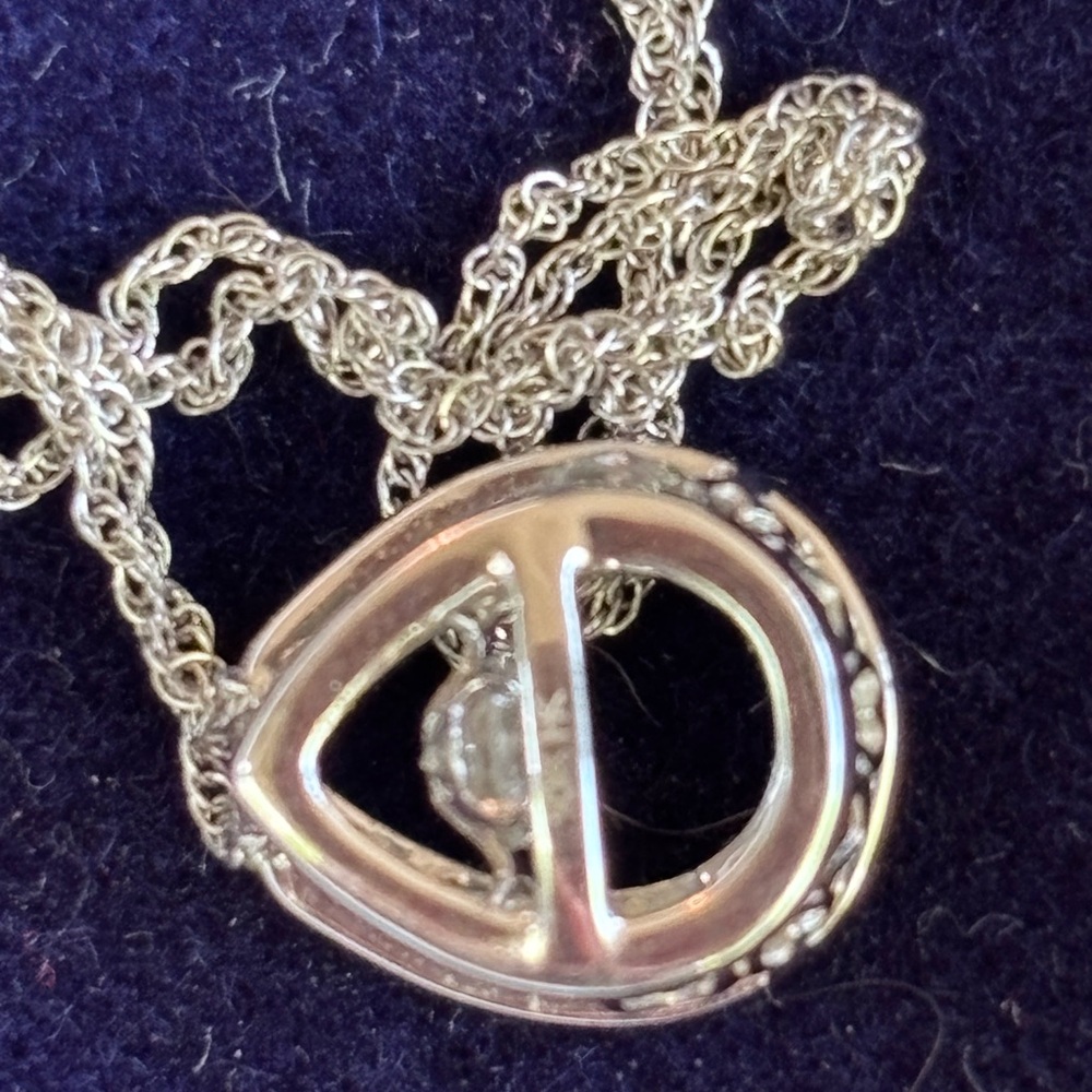 Twinkling Natural Diamond Star Horseshoe 18" Pendant Necklace(1/5 CTTW) 10k Gold - Picture 3 of 15